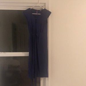 Seraphine cap sleeve maternity wrap dress